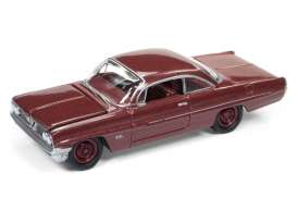 Pontiac  - Catalina 1961 brown - 1:64 - Johnny Lightning - SP008A - JLSP008A | Toms Modelautos