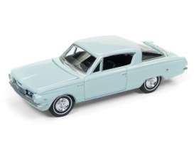 Plymouth  - Barracuda 1964 light blue - 1:64 - Auto World - SP001B - AWSP001B | Toms Modelautos