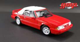 Ford  - Mustang LX Convertible 1992 red - 1:18 - GMP - 18822 - gmp18822 | Toms Modelautos