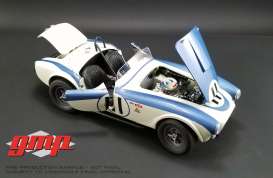 Shelby  - Cobra 289 Competition CSX2011 1963 white/blue - 1:12 - GMP - 12803 - gmp12803 | Toms Modelautos