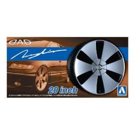 Wheels &amp; tires Rims & tires - 1:24 - Aoshima - 05427 - abk05427 | Toms Modelautos