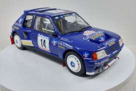 Peugeot - 205 T16 #14 1985 blue/white - 1:18 - Triple9 Collection - 1800205 - T9-1800205 | Tom's Modelauto's Peugeot - 205 T16 #14 1985 blue/white - 1:18 - Triple9 Collection - 1800205 - T9-1800205 | Tom's Modelauto's