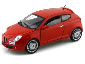 Alfa Romeo  - Mito red - 1:24 - Motor Max - 73371r - mmax73371r | Toms Modelautos