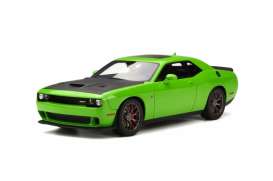 Dodge  - Challenger Hellcat SRT go green - 1:18 - GT Spirit - 168 - GT168 | Toms Modelautos