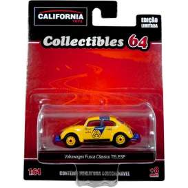 Volkswagen  - Beetle yellow/blue - 1:64 - GreenLight - 18018-3 - gl18018-3 | Toms Modelautos