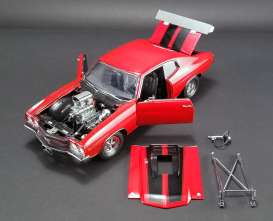 Chevrolet - Chevelle *Drag Outlaws* 1970 red/black - 1:18 - Acme Diecast - 1805511 - acme1805511 | Tom's Modelauto's Chevrolet - Chevelle *Drag Outlaws* 1970 red/black - 1:18 - Acme Diecast - 1805511 - acme1805511 | Tom's Modelauto's