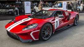 Ford  - GT #1 2017 red/white - 1:18 - GT Spirit - US008 - GTUS008 | Toms Modelautos