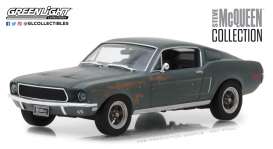 Ford - Mustang GT fastback 1968 green - 1:43 - GreenLight - gl86437 | Tom's Modelauto's Ford - Mustang GT fastback 1968 green - 1:43 - GreenLight - gl86437 | Tom's Modelauto's