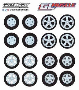 Wheels & tires Rims & tires - 2018 - 1:64 - GreenLight - gl13164 | Tom's Modelauto's Wheels & tires Rims & tires - 2018 - 1:64 - GreenLight - gl13164 | Tom's Modelauto's