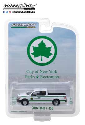 Ford - F-150 pick-up 2016 white/green - 1:64 - GreenLight - 35100E - gl35100E | Tom's Modelauto's Ford - F-150 pick-up 2016 white/green - 1:64 - GreenLight - 35100E - gl35100E | Tom's Modelauto's