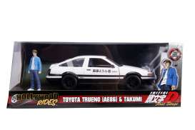 Toyota - Trueno AE86 *Initial D* white/black - 1:24 - Jada Toys - 99733 - jada99733 | Tom's Modelauto's Toyota - Trueno AE86 *Initial D* white/black - 1:24 - Jada Toys - 99733 - jada99733 | Tom's Modelauto's