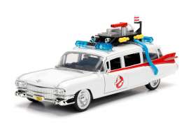 Cadillac  - Ecto-1 Ghostbusters 1959 white/red - 1:24 - Jada Toys - 99731 - jada253235000 | Toms Modelautos
