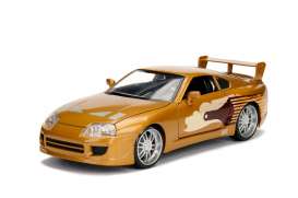 Toyota - Supra F&F 1995 gold - 1:24 - Jada Toys - 99540 - jada99540 | Tom's Modelauto's Toyota - Supra F&F 1995 gold - 1:24 - Jada Toys - 99540 - jada99540 | Tom's Modelauto's