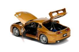 Toyota  - Supra F&F 1995 gold - 1:24 - Jada Toys - 99540 - jada99540 | Toms Modelautos