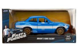 Ford  - Escort MKI F&F blue/white - 1:24 - Jada Toys - 99572 - jada253203024 | Toms Modelautos