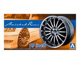 Rims &amp; tires Wheels & tires - 1:24 - Aoshima - 05527 - abk05527 | Toms Modelautos