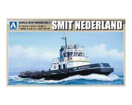 Boats  - Tug Boat Smit Nederland  - 1:200 - Aoshima - 053430 - abk05343 | Toms Modelautos