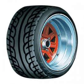 Wheels &amp; tires Rims & tires - 1:24 - Aoshima - 05545 - abk05545 | Toms Modelautos