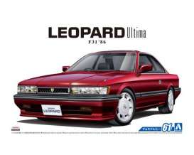 Nissan  - UF31 Leopard 3.0 Ultima 1986  - 1:24 - Aoshima - 05482 - abk05482 | Toms Modelautos