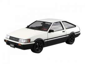 Toyota - AE86 Levin 1983 white/black - 1:24 - Aoshima - abk154956 | Tom's Modelauto's Toyota - AE86 Levin 1983 white/black - 1:24 - Aoshima - abk154956 | Tom's Modelauto's