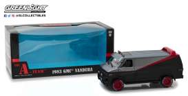 GMC  - Vandura *A Team* 1983 grey/black - 1:24 - GreenLight - 84072 - gl84072 | Toms Modelautos