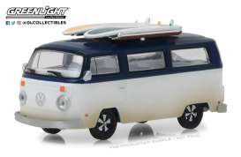 Volkswagen  - T2B Van 1973 blue/white - 1:64 - GreenLight - 29956 - gl29956 | Toms Modelautos