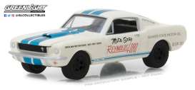 Shelby - GT-350 *Super Horse* 1965 white/blue - 1:64 - GreenLight - gl29949 | Tom's Modelauto's Shelby - GT-350 *Super Horse* 1965 white/blue - 1:64 - GreenLight - gl29949 | Tom's Modelauto's