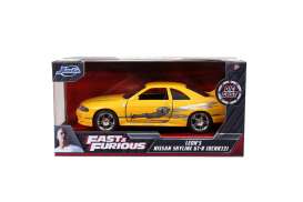Nissan  - Skyline GT-R R33 F&F 1995 yellow - 1:32 - Jada Toys - 99515 - jada99515 | Toms Modelautos