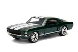 Ford  - Mustang F&F 1967 green/white - 1:32 - Jada Toys - 99519 - jada99519 | Toms Modelautos