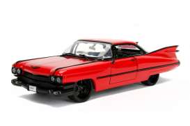 Cadillac - DeVille Hardtop 1959 red/black - 1:24 - Jada Toys - jada99989r | Tom's Modelauto's Cadillac - DeVille Hardtop 1959 red/black - 1:24 - Jada Toys - jada99989r | Tom's Modelauto's