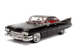 Cadillac - DeVille hardtop 1959 black - 1:24 - Jada Toys - jada99989bk | Tom's Modelauto's Cadillac - DeVille hardtop 1959 black - 1:24 - Jada Toys - jada99989bk | Tom's Modelauto's
