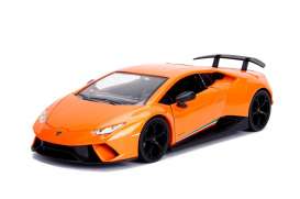 Lamborghini - Huracan Performance 2017 orange - 1:24 - Jada Toys - 99355o - jada99355o | Tom's Modelauto's Lamborghini - Huracan Performance 2017 orange - 1:24 - Jada Toys - 99355o - jada99355o | Tom's Modelauto's