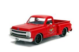 Chevrolet  - C10 Stepside 1969 primer red - 1:24 - Jada Toys - 99322 - jada99322r | Toms Modelautos