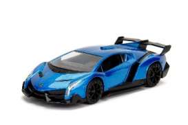 Lamborghini - Veneno 2017 blue - 1:32 - Jada Toys - 30101b - jada30101b | Tom's Modelauto's Lamborghini - Veneno 2017 blue - 1:32 - Jada Toys - 30101b - jada30101b | Tom's Modelauto's