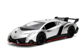 Lamborghini - Veneno 2017 silver - 1:32 - Jada Toys - 30101s - jada30101s | Tom's Modelauto's Lamborghini - Veneno 2017 silver - 1:32 - Jada Toys - 30101s - jada30101s | Tom's Modelauto's