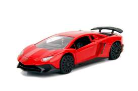 Lamborghini  - Aventador SV 2017 glossy red - 1:32 - Jada Toys - 30109r - jada30109r | Toms Modelautos