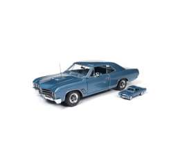 Buick  - GS hardtop 1967 blue - 1:18 - Auto World - amm1115 - AMM1115 | Toms Modelautos