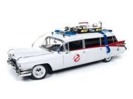 Cadillac  - Ambulance *Ghostbusters* 1959 white/red - 1:21 - Auto World - SS118 - AWSS118 | Toms Modelautos