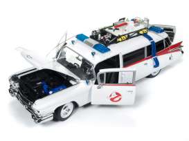 Cadillac  - Ambulance *Ghostbusters* 1959 white/red - 1:21 - Auto World - SS118 - AWSS118 | Toms Modelautos