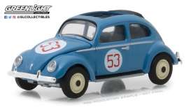 Volkswagen  - Beetle Split Window 1954 blue - 1:64 - GreenLight - 29920A - gl29920A | Toms Modelautos