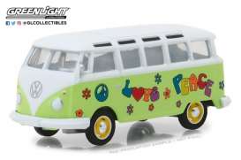 Volkswagen  - Samba Bus 1964 green/white - 1:64 - GreenLight - 29920C - gl29920C | Toms Modelautos