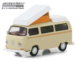 Volkswagen - T2 Campmobile *Westfalia* 1972 cream - 1:64 - GreenLight - gl29920F | Tom's Modelauto's Volkswagen - T2 Campmobile *Westfalia* 1972 cream - 1:64 - GreenLight - gl29920F | Tom's Modelauto's