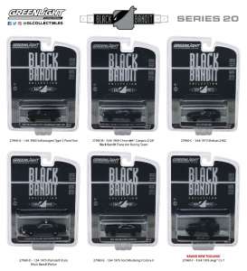 Assortment/ Mix - black - 1:64 - GreenLight - gl27960 | Tom's Modelauto's Assortment/ Mix - black - 1:64 - GreenLight - gl27960 | Tom's Modelauto's