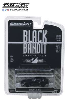 Datsun - 240Z 1971 black - 1:64 - GreenLight - gl27960C | Tom's Modelauto's Datsun - 240Z 1971 black - 1:64 - GreenLight - gl27960C | Tom's Modelauto's
