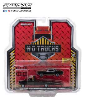 Ford Shelby - F-350 Ramp Truck 1968 black - 1:64 - GreenLight - 33130A - gl33130A | Tom's Modelauto's Ford Shelby - F-350 Ramp Truck 1968 black - 1:64 - GreenLight - 33130A - gl33130A | Tom's Modelauto's