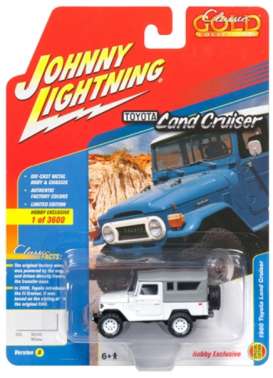 Toyota  - Landcruiser 1980 white/grey - 1:64 - Johnny Lightning - SP004B - JLSP004B | Toms Modelautos