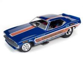 Plymouth  - Cuda Funny Car 1971 blue/orange - 1:18 - Auto World - 1176 - AW1176 | Toms Modelautos
