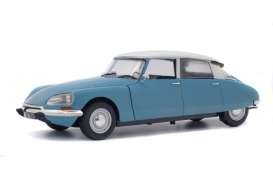 Citroen  - DS 1972 blue/white - 1:18 - Solido - 1800701 - soli1800701 | Toms Modelautos