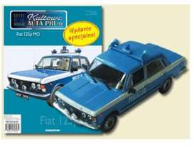 Polski Fiat  - 125P blue - 1:43 - Magazine Models - PCfi125Ppolice - magPCfi125Ppolice | Toms Modelautos