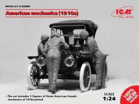 Figures diorama - 1910  - 1:24 - ICM - icm24009 | Toms Modelautos